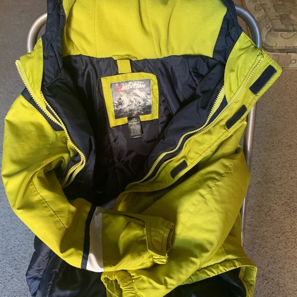 Xpedition Windproof Triple Closure Winter Coat, Bright Colors! Size L 12-l4, EUC - Picture 5 of 16